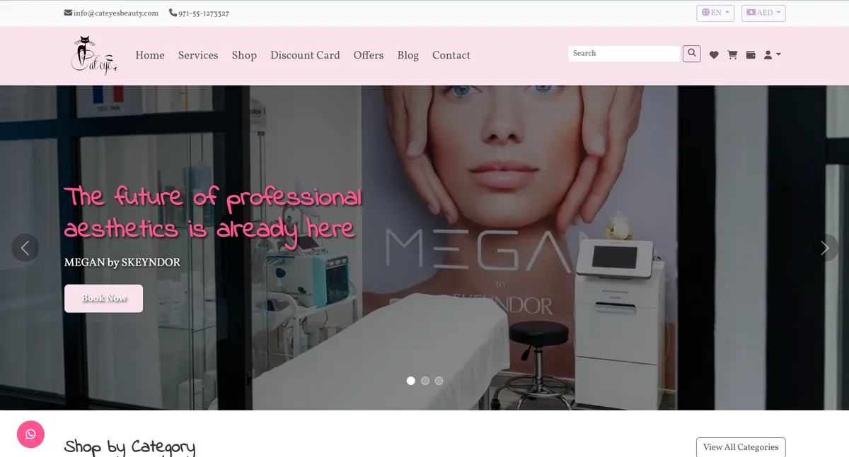 Cateyes Beauty Homepage